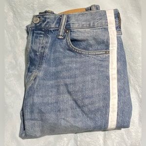 Jeans with stripe like new